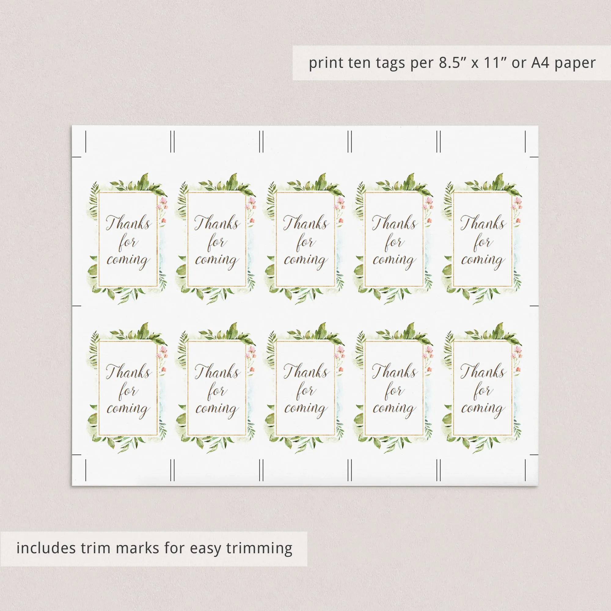 Spring Baby Shower Party Pack Printables