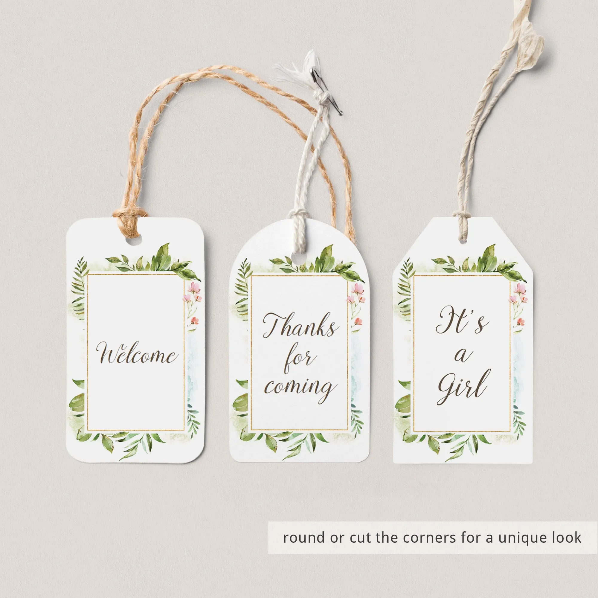 Spring Baby Shower Party Pack Printables