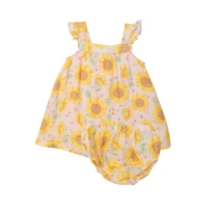 Sunflowers Sundress & Diaper Cover