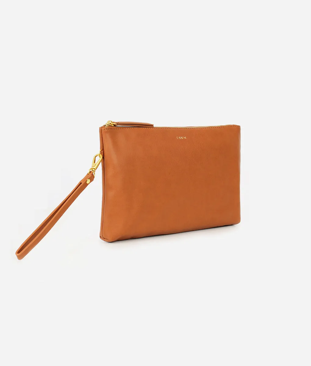The Changing Clutch - Brown Matte