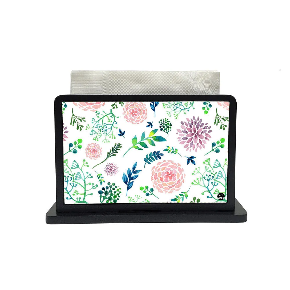 Tissue Holder Paper Napkin Stand - Cute Flowers