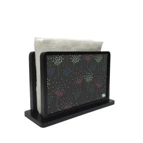 Tissue Holder Paper Napkin Stand -  DELICATE FLOWERS