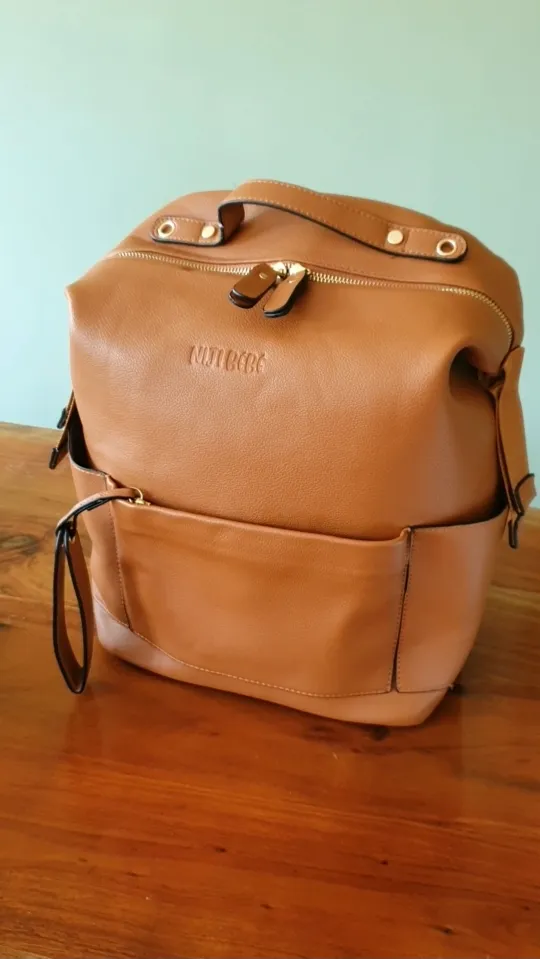 Vegan Leather Diaper Bag by Niji Bébé