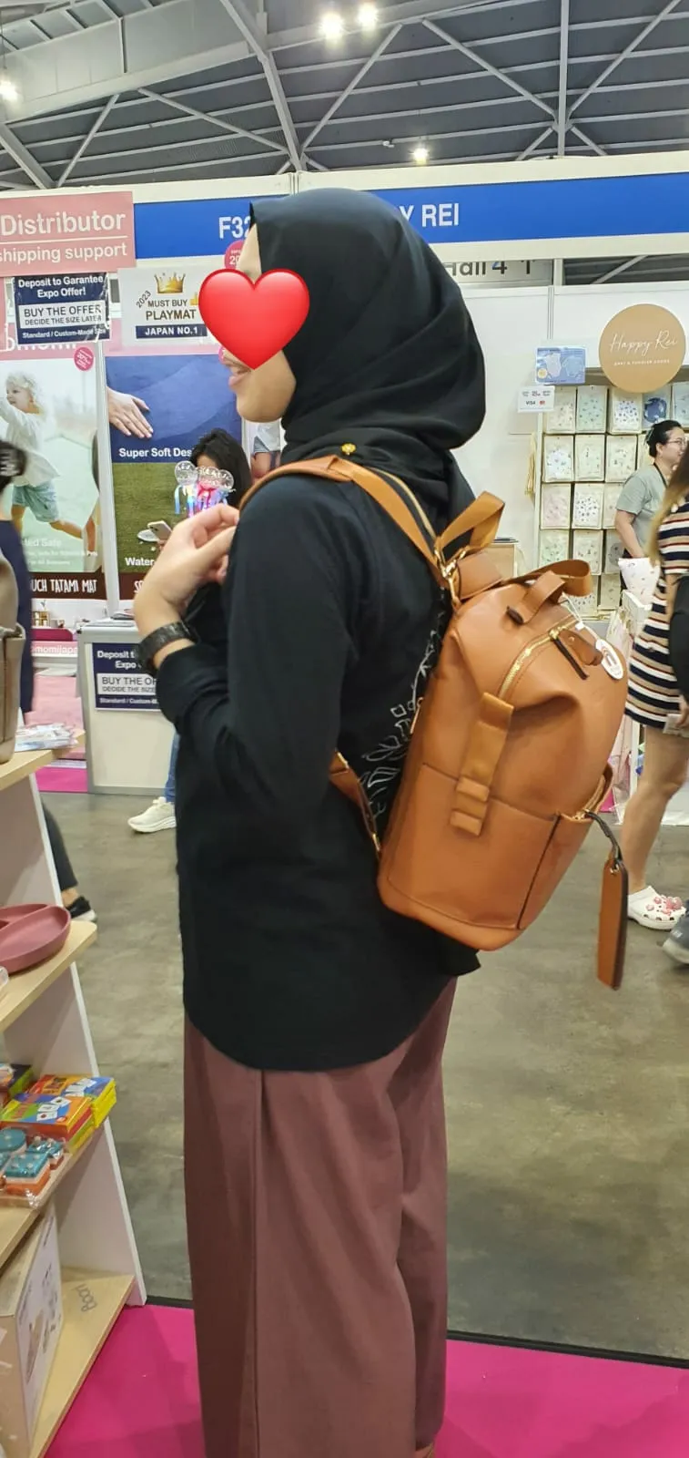 Vegan Leather Diaper Bag by Niji Bébé