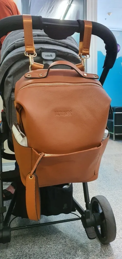 Vegan Leather Diaper Bag by Niji Bébé