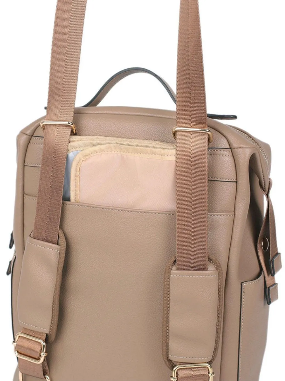 Vegan Leather Diaper Bag by Niji Bébé