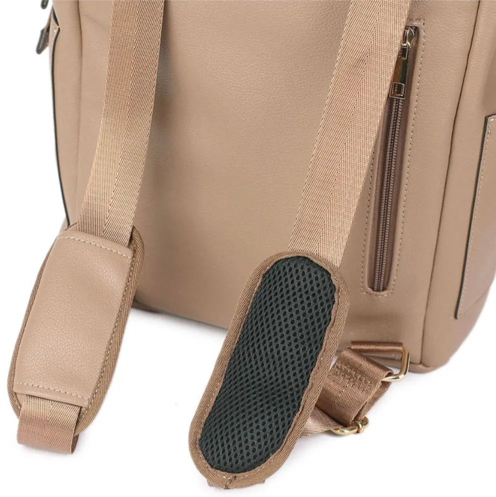 Vegan Leather Diaper Bag by Niji Bébé