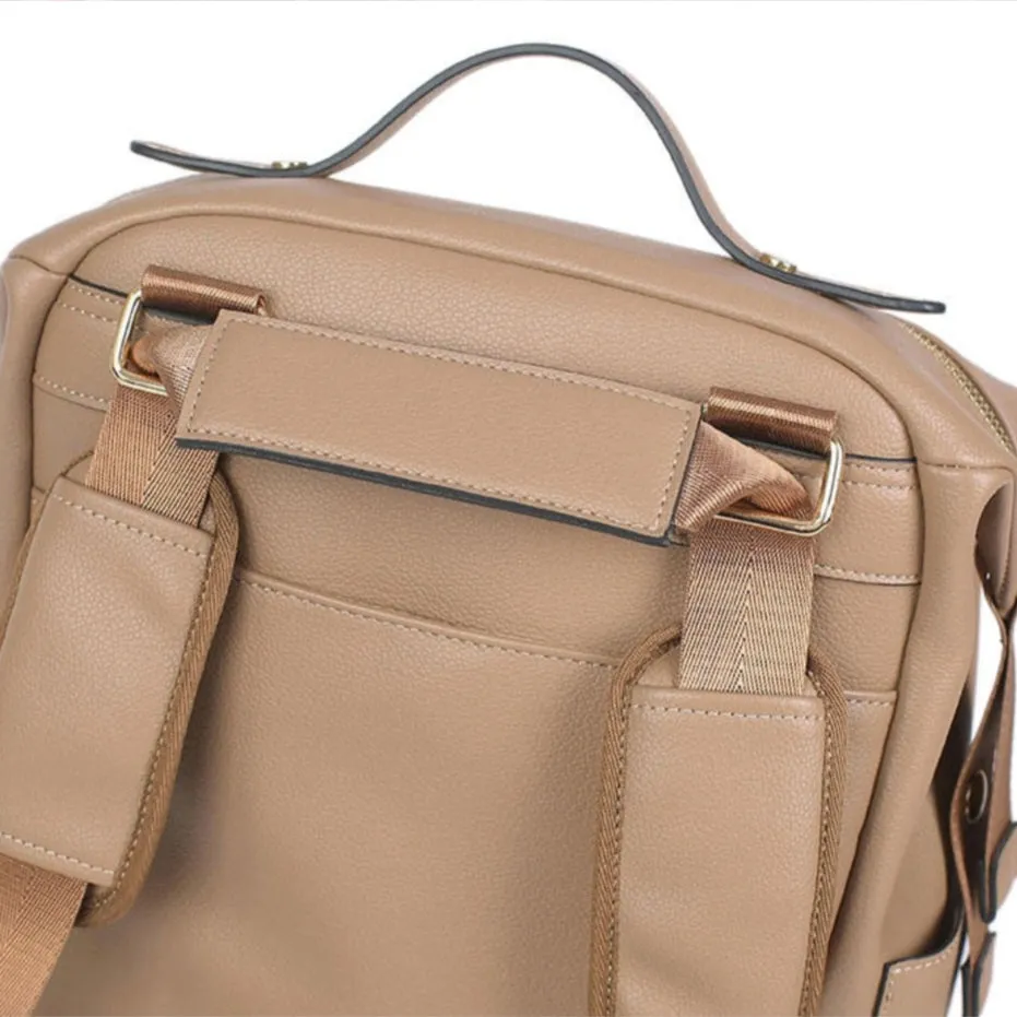 Vegan Leather Diaper Bag by Niji Bébé