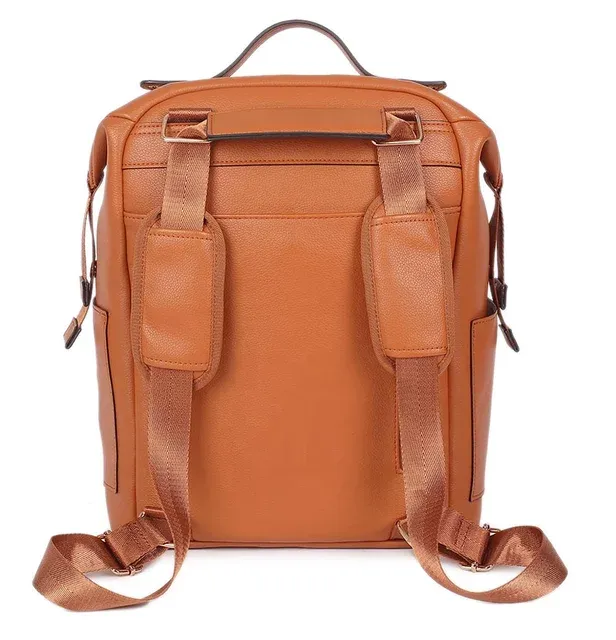 Vegan Leather Diaper Bag by Niji Bébé