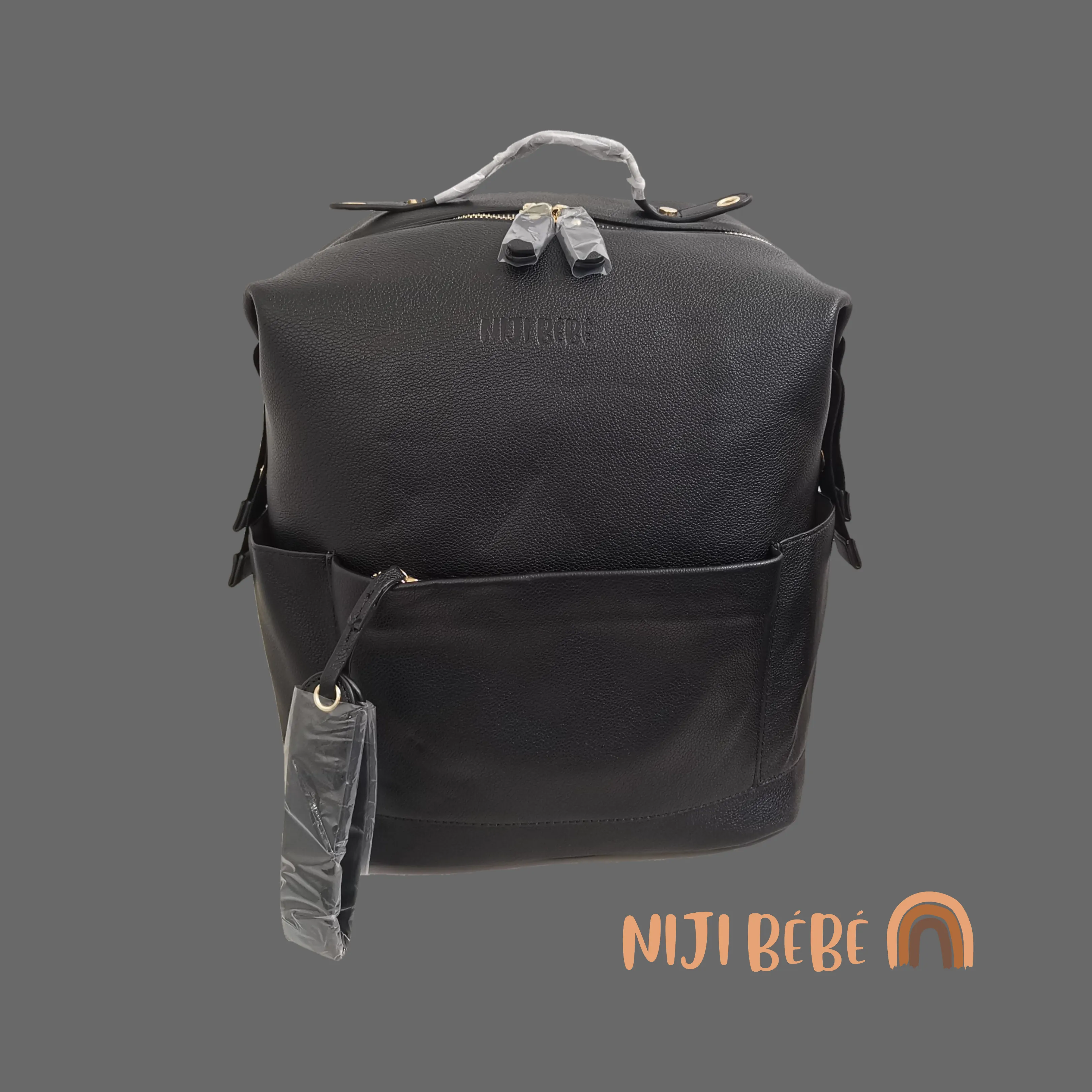 Vegan Leather Diaper Bag by Niji Bébé