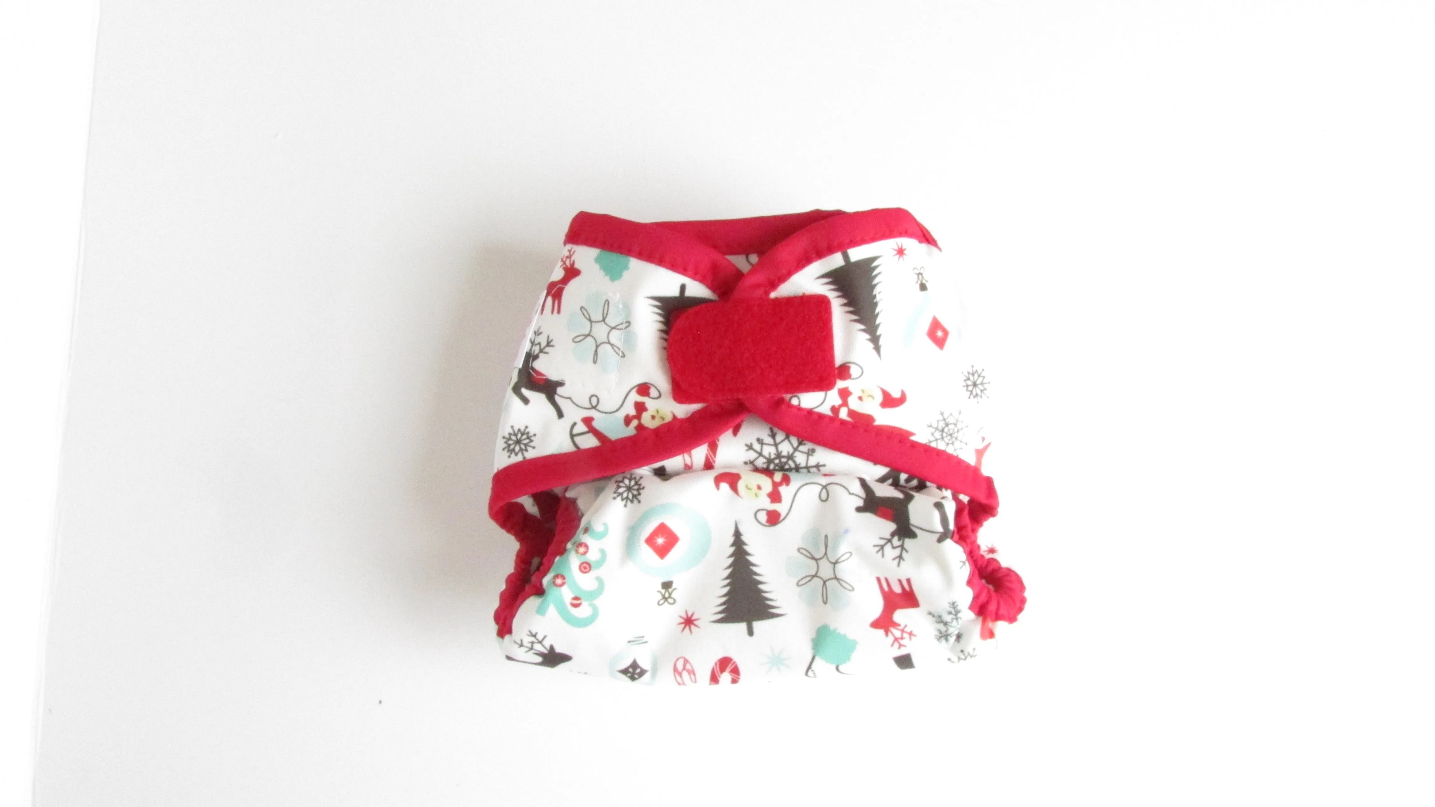 Vintage Christmas Diaper Cover