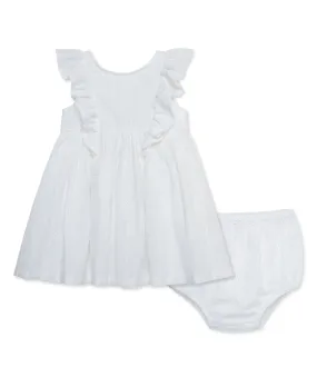 White Woven Sundress with Panty (12M-24M)
