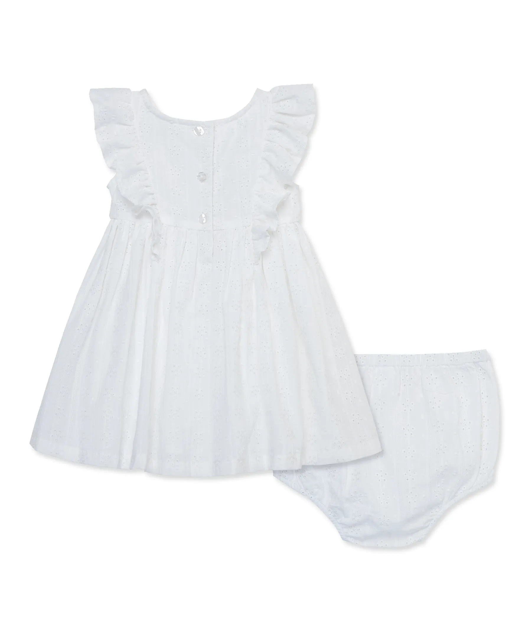 White Woven Sundress with Panty (12M-24M)