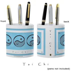 Yin Yang Pencil Holder "Water" (Tai Chi)